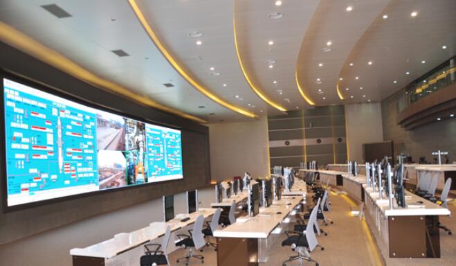 Urumqi city P2.5 indoor high-definition full-color displays project information management center 